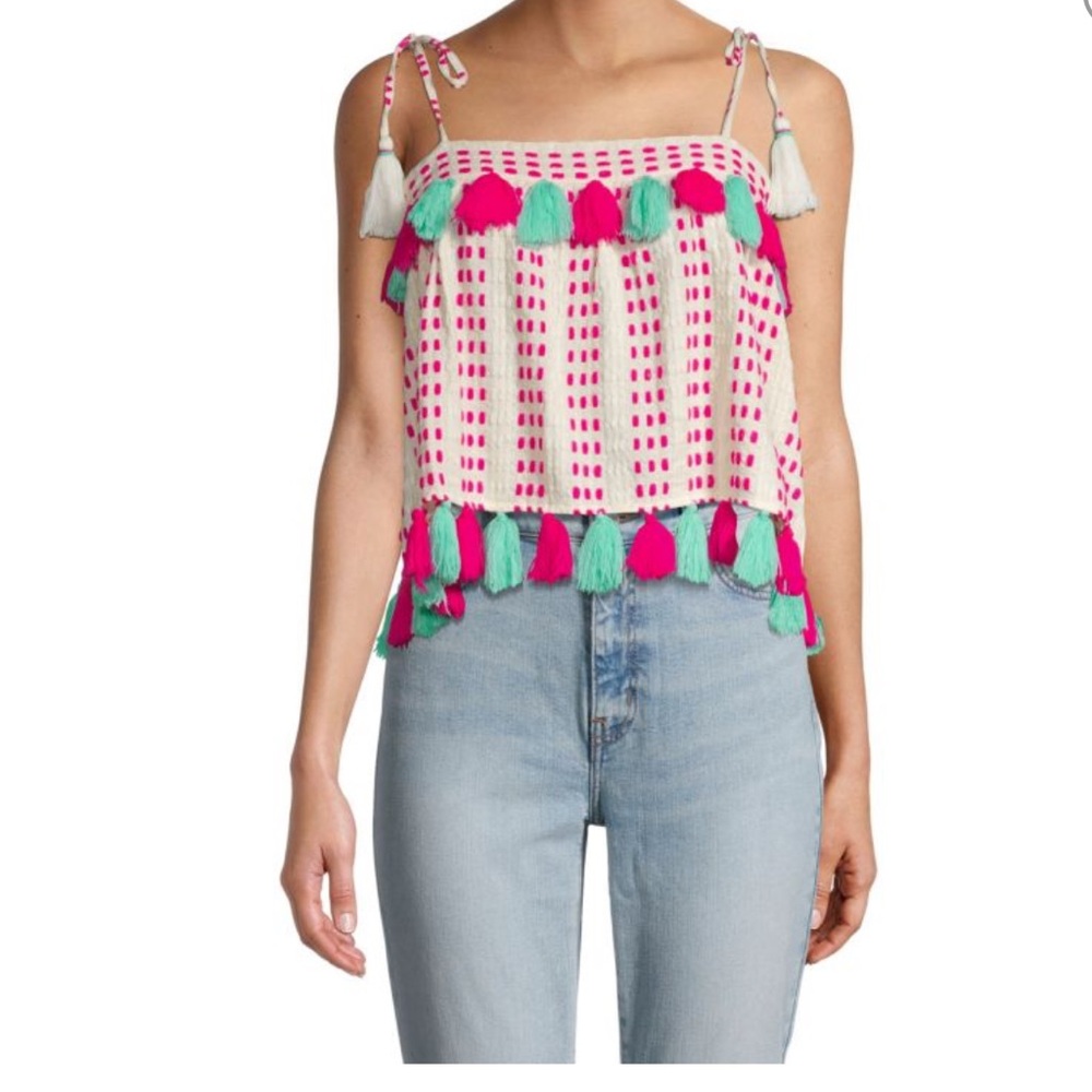 NWT Tessora Solita Tassel Top